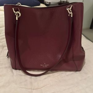 Kate Spade Burgundy Shoulder Bag